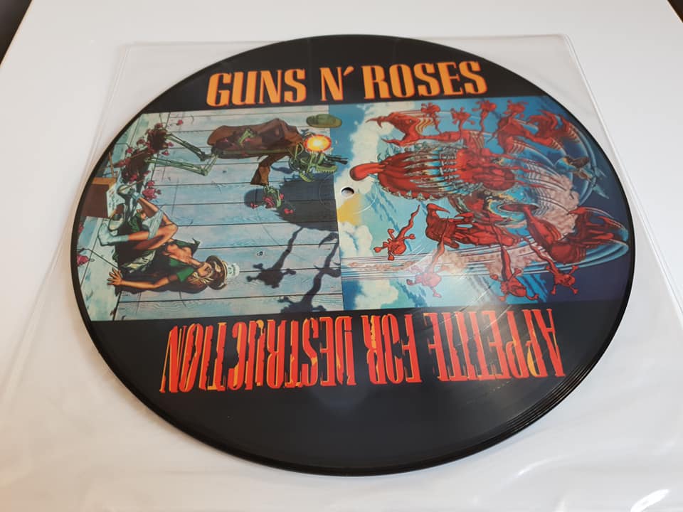 guns n Roses-appetite for destruction pic disc side 1