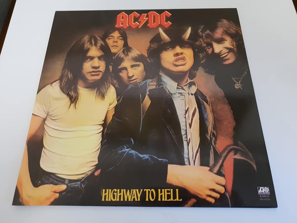 ac dc highway to hell coloured vinyl front cover