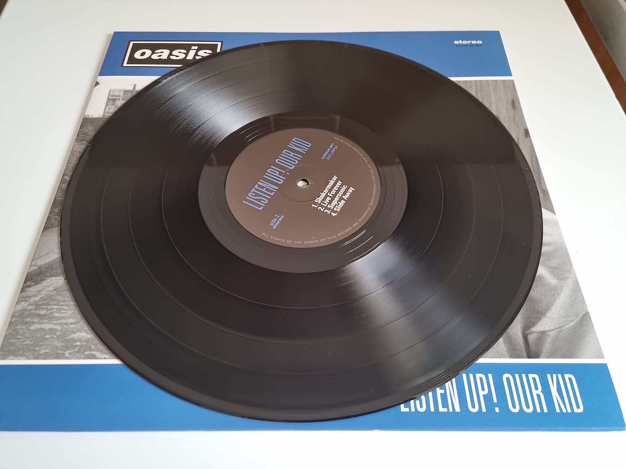 OASIS LP Don't Ever Stand Aside (Blue Coloured Numbered Vinyl) 250 Copies