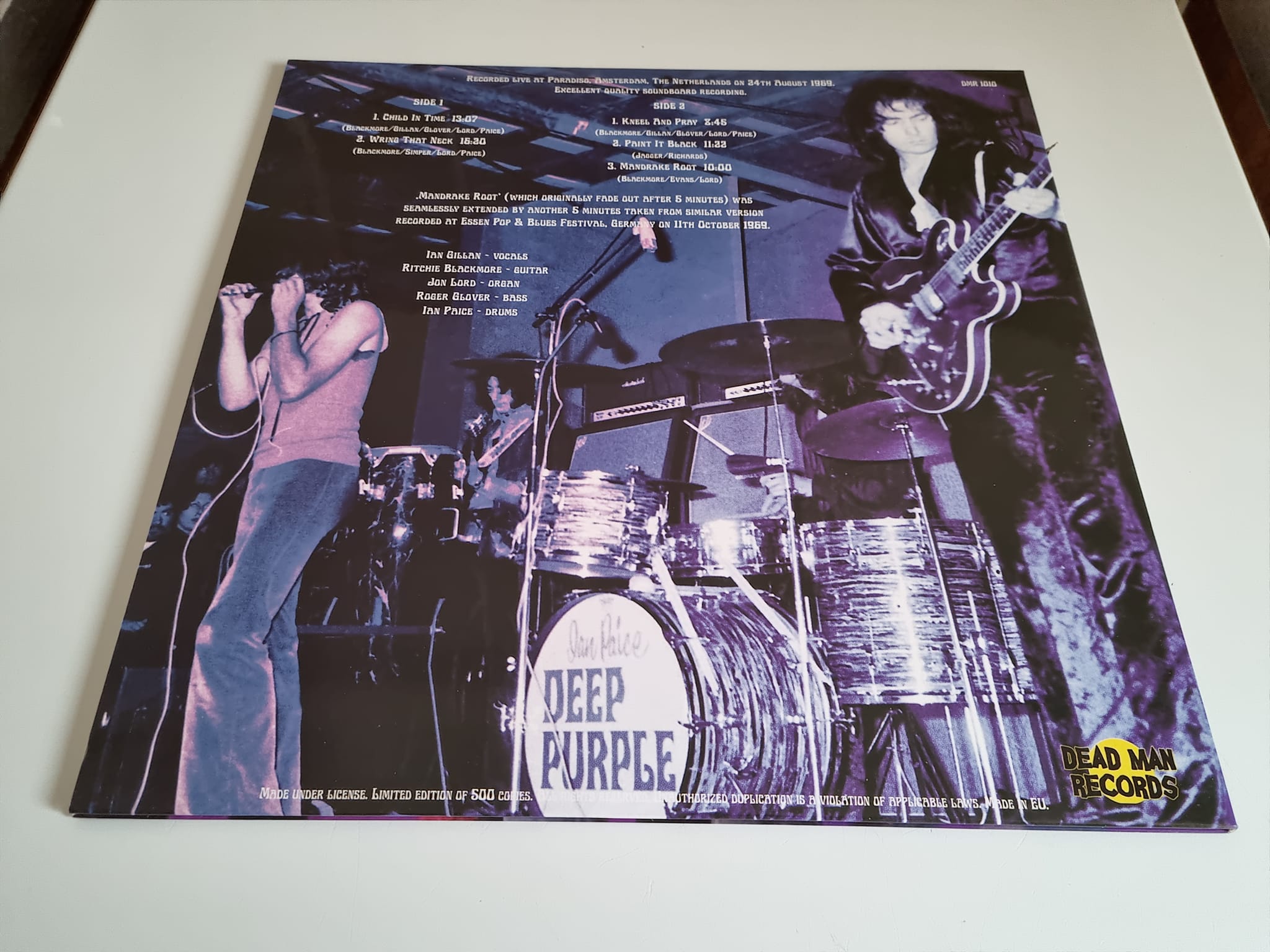 Deep Purple - Live In Amsterdam August 1969 - LP Record Vinyl