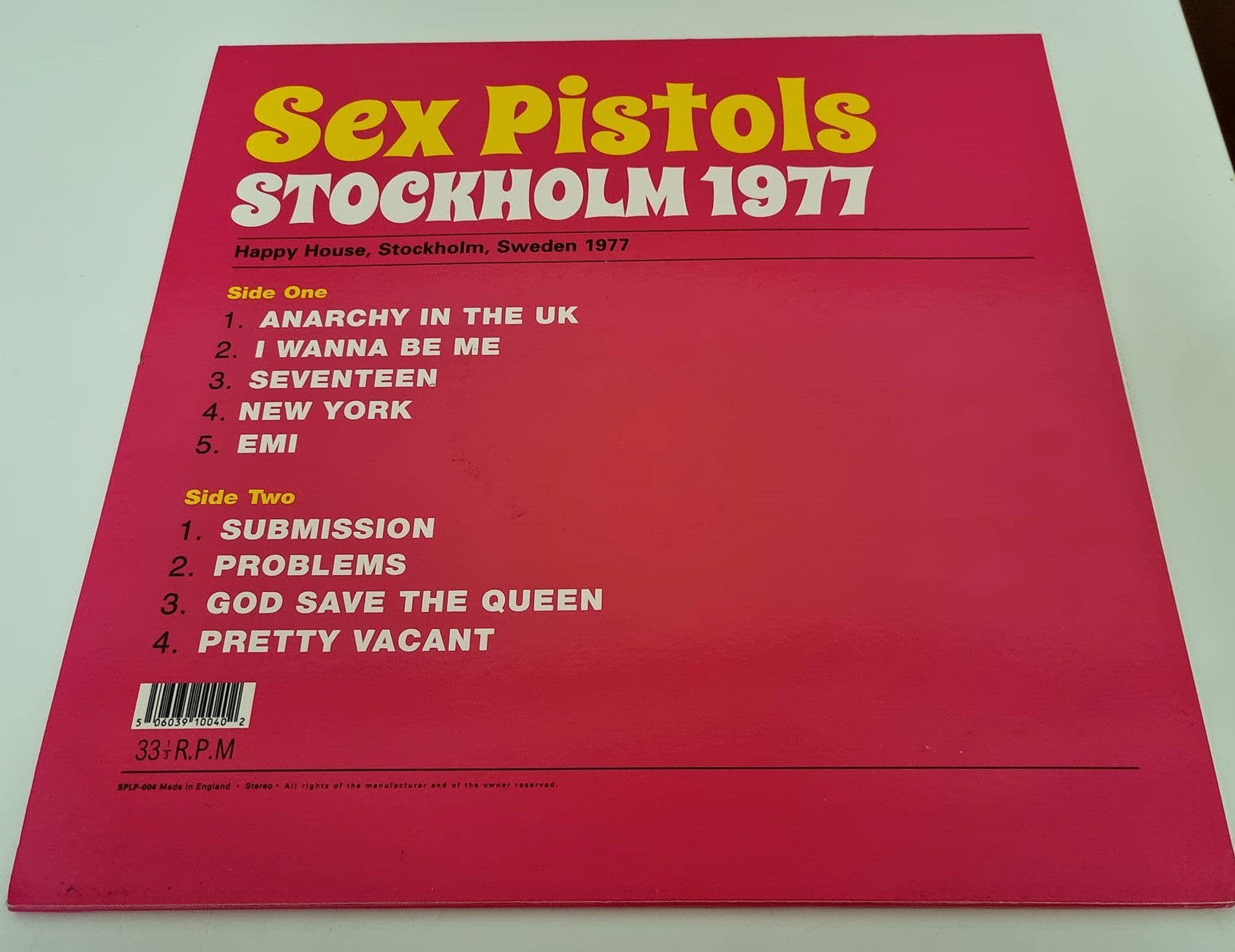 クイック出荷 Sex Pistols アナログレコード LP - レコード