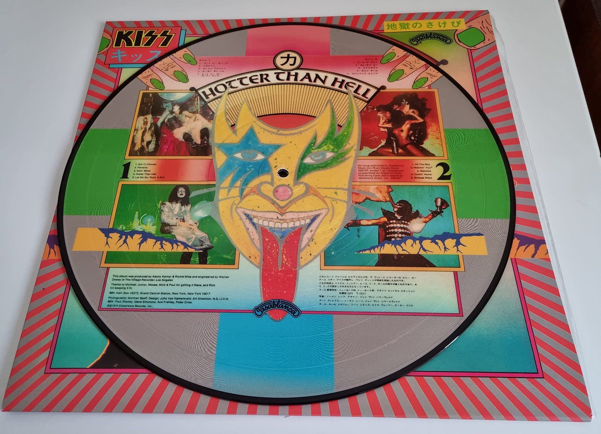 Kiss - Hotter Than Hell (Picture Disc) LP Record Vinyl