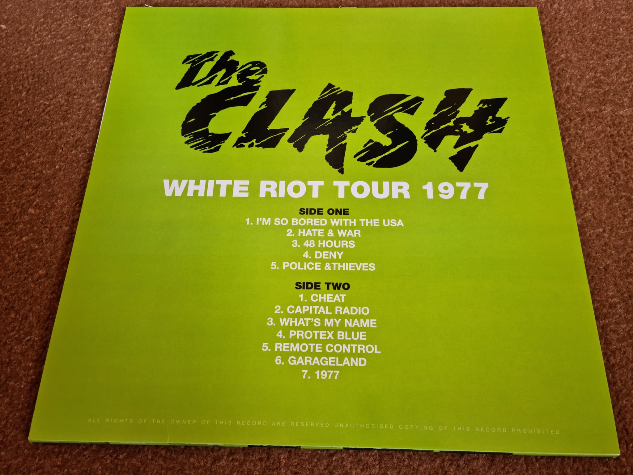 white riot tour 1977