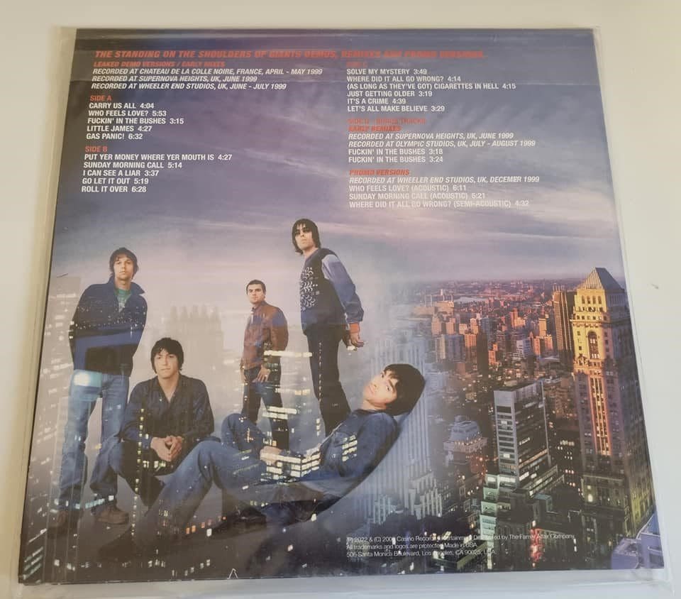 Oasis The Naked Giants Coloured Vinyl Double Album LP Vinyl