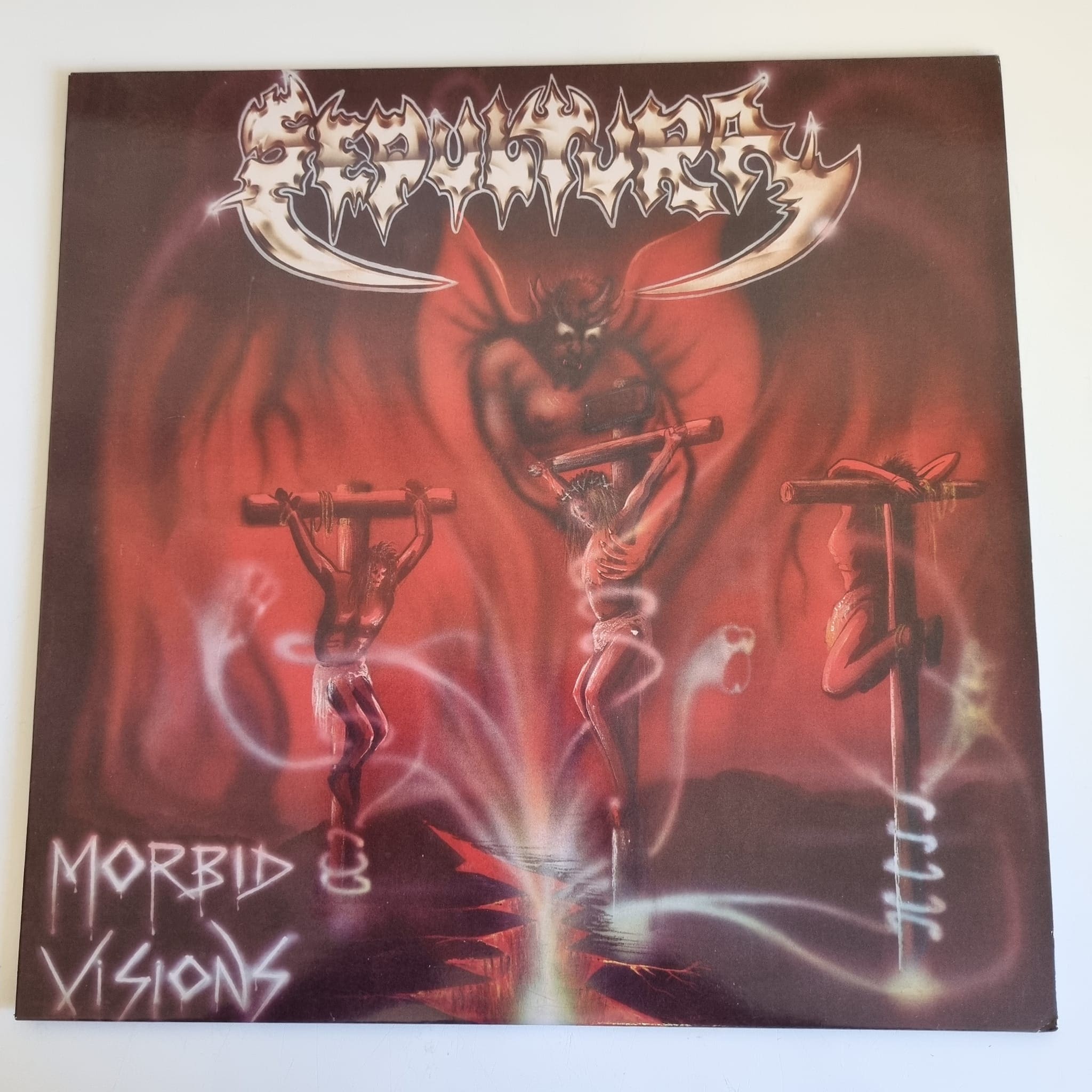 Sepultura – Morbid Visions/Bestial Devastation – LP Record Vinyl