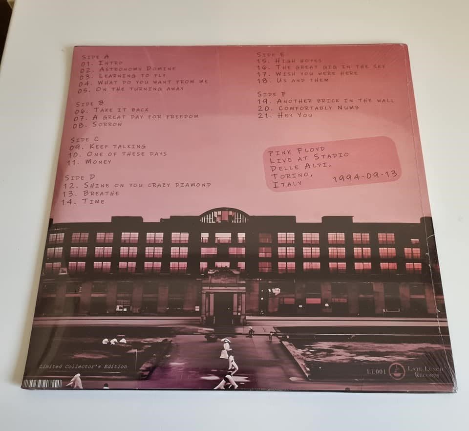 Pink Floyd On The Turning Away - Pink UK 7 vinyl